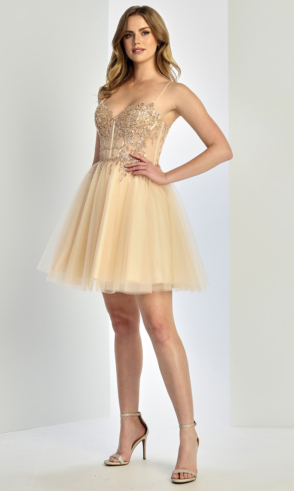 Adora Design 1065 - Sweetheart Short Layered Dress