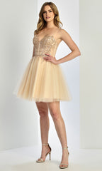 Adora Design 1065 - Sweetheart Short Layered Dress