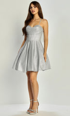 Adora Design 1080 - Corset Lace Up Party Dress
