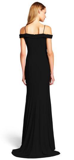 Adrianna Papell - Cold Shoulder Fitted Evening Gown 191916940SC