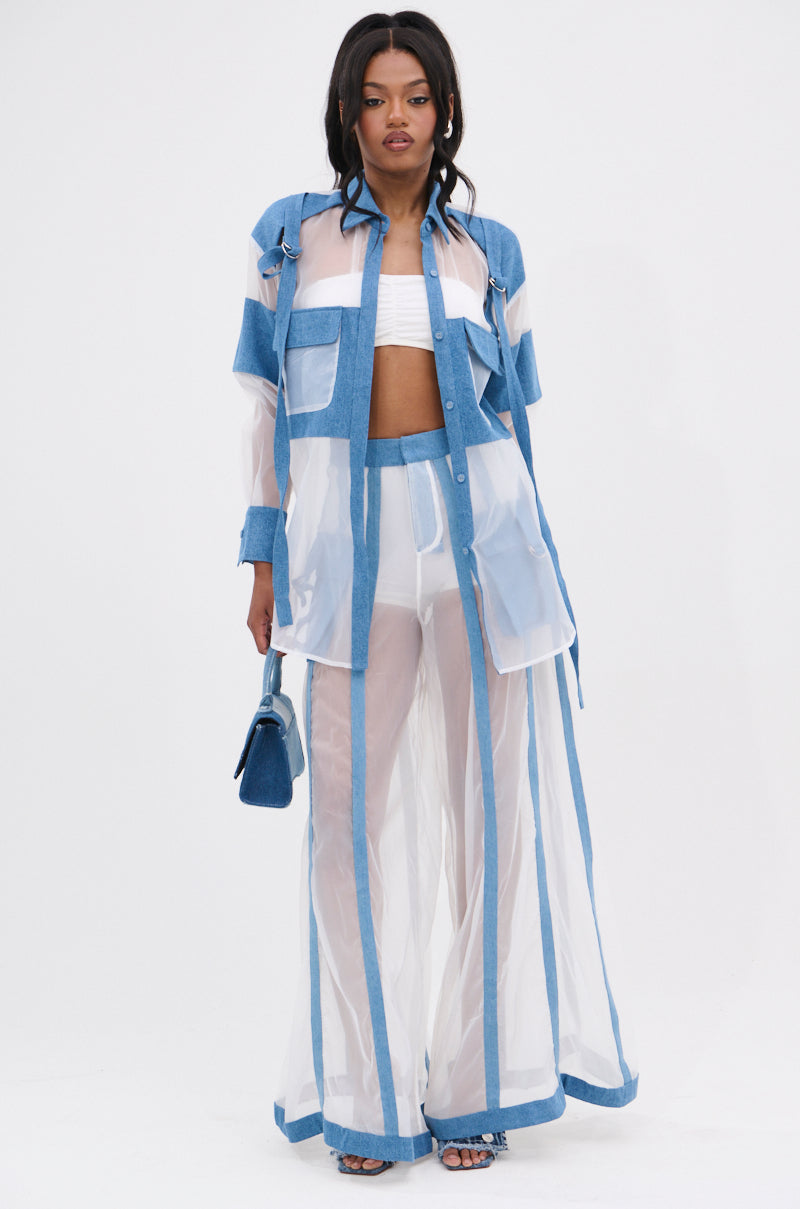 CELINE BUTTON DOWN TOP