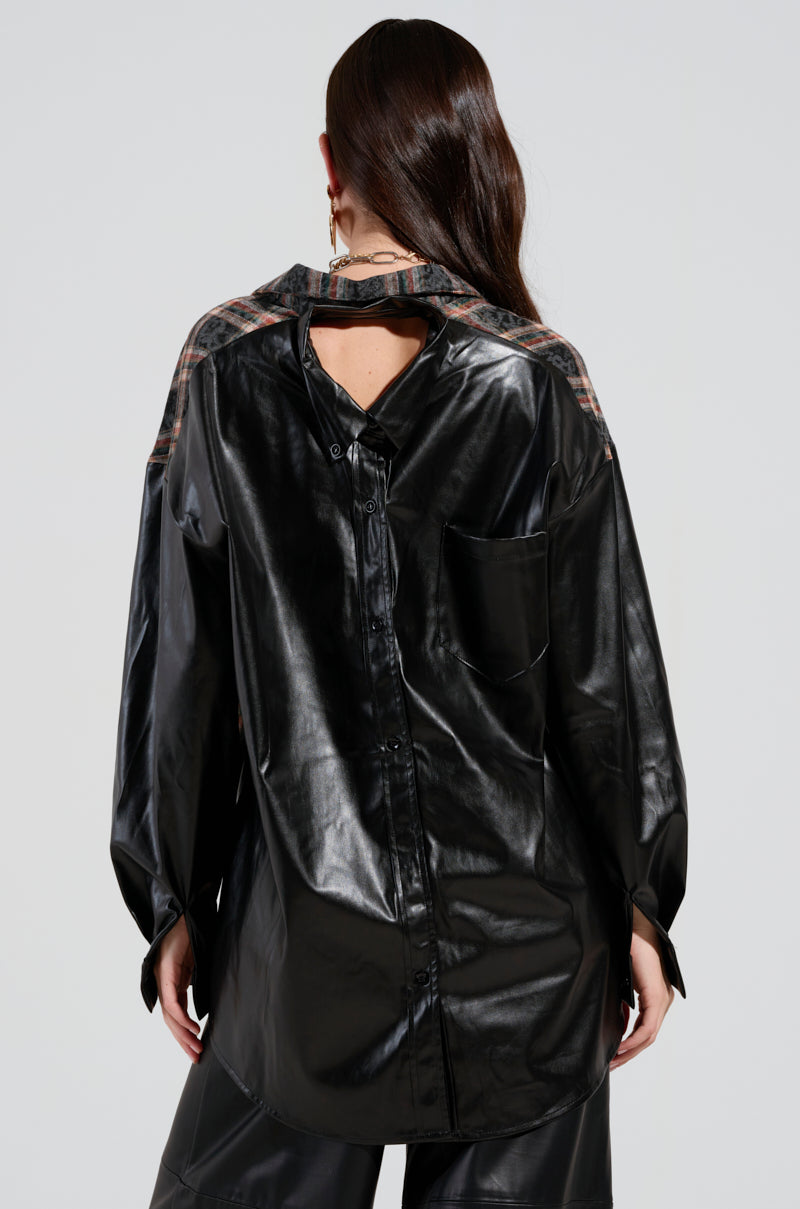 LANA BUTTON DOWN MULTI FUNCTION BLOUSE