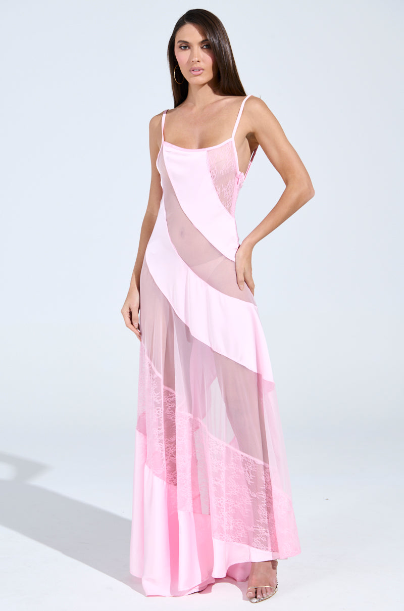 ISABELLA SATIN MAXI DRESS