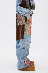 CALL EM CRAZY PATCHWORK JOGGER