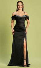 Adora Design 3191 - Sweetheart Ruched Prom Dress with Beaded Trim