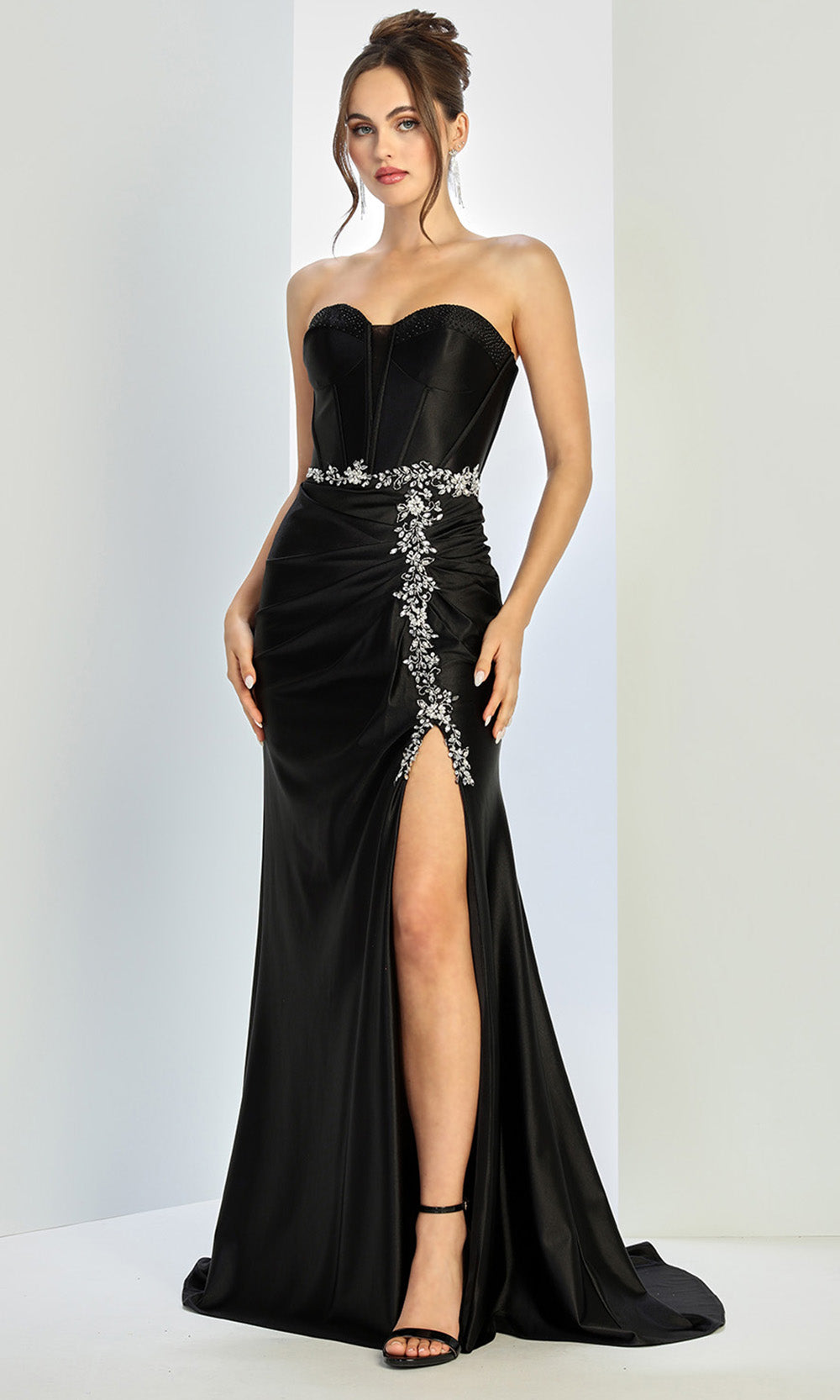 Adora Design 3246 - Sweetheart Sheath Prom Gown with Crystal Details