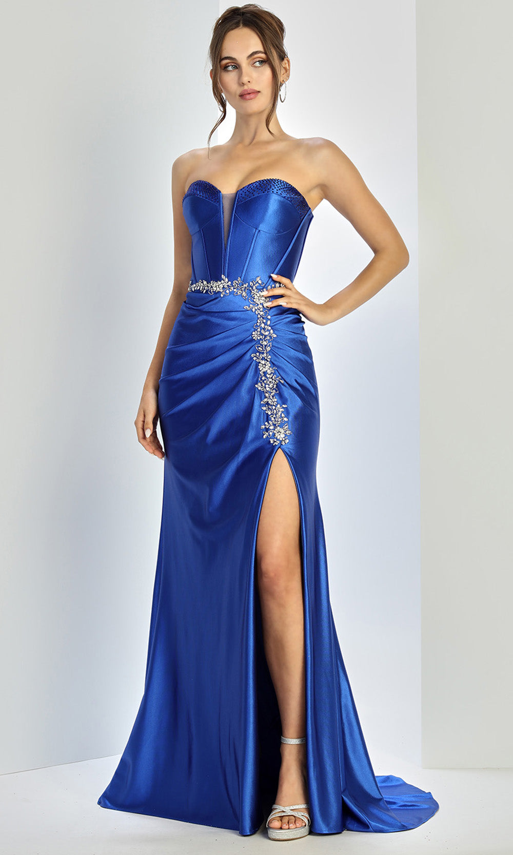 Adora Design 3246 - Sweetheart Sheath Prom Gown with Crystal Details