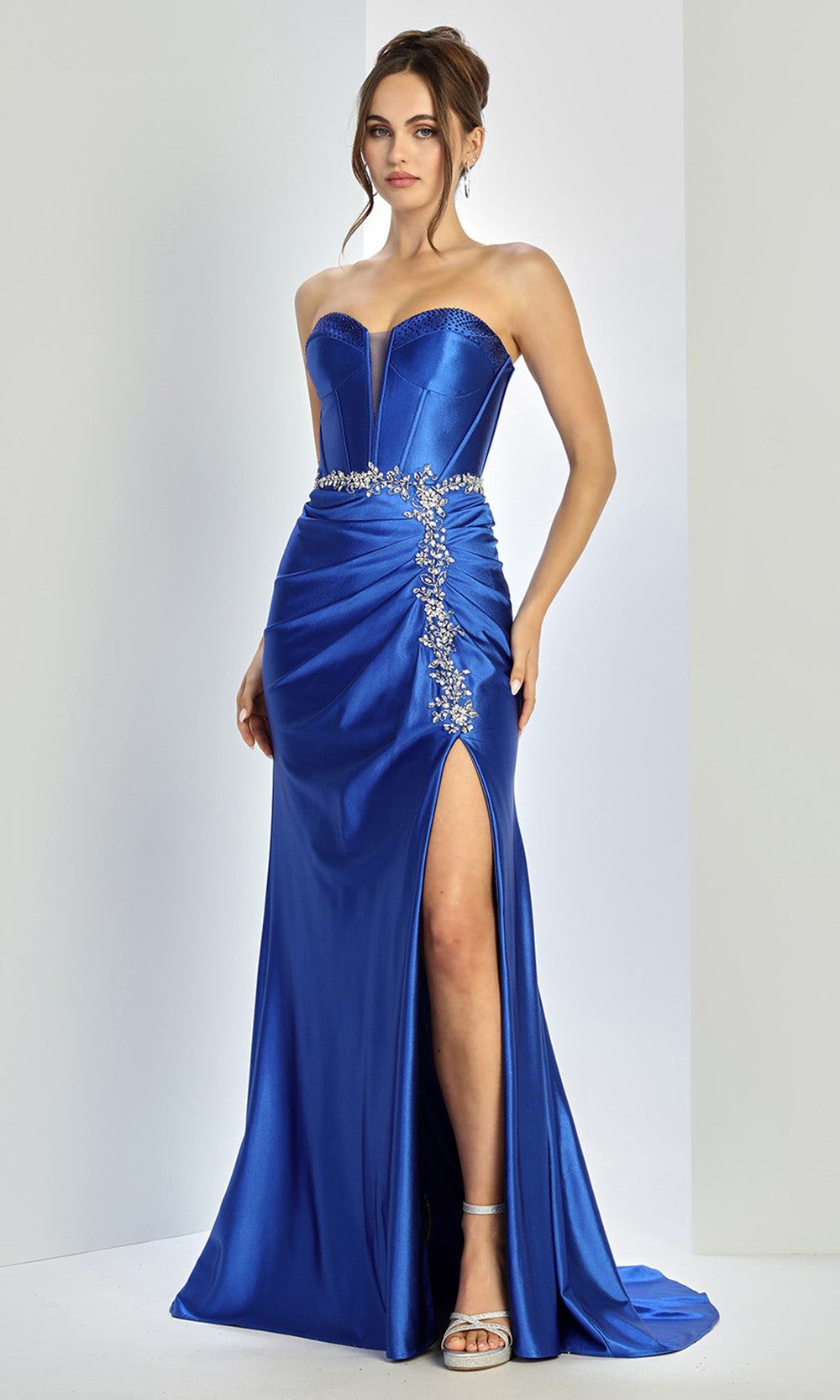 Adora Design 3246 - Sweetheart Sheath Prom Gown with Crystal Details