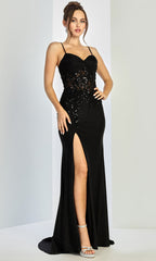 Adora Design 3250 - Sleeveless Dazzling Beaded Evening Gown