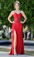 Adora Design 3250 - Sleeveless Dazzling Beaded Evening Gown