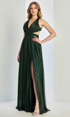 Adora Design 3260 - Crisscross Back Cutout Side Prom Gown