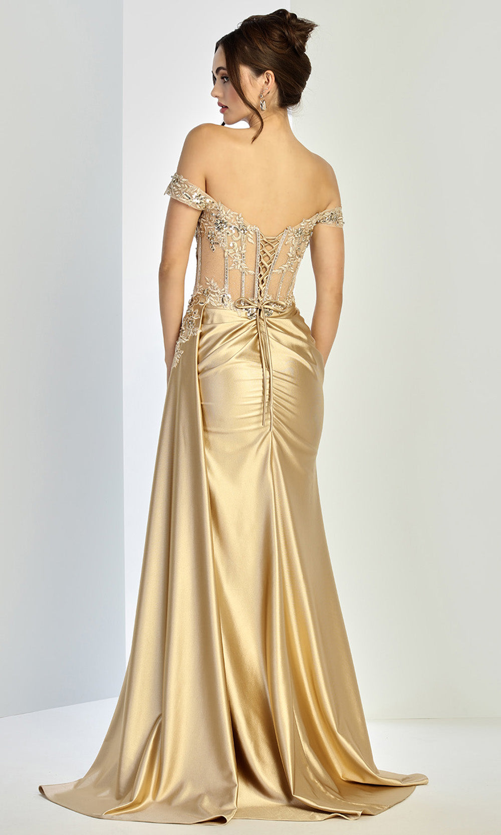 Adora Design 3281 - Lace Applique Sweetheart Sheath Gown