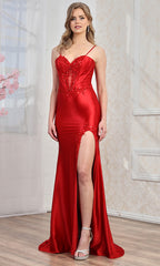 Adora Design 3291 - Corset Bodice Applique Sweetheart Gown