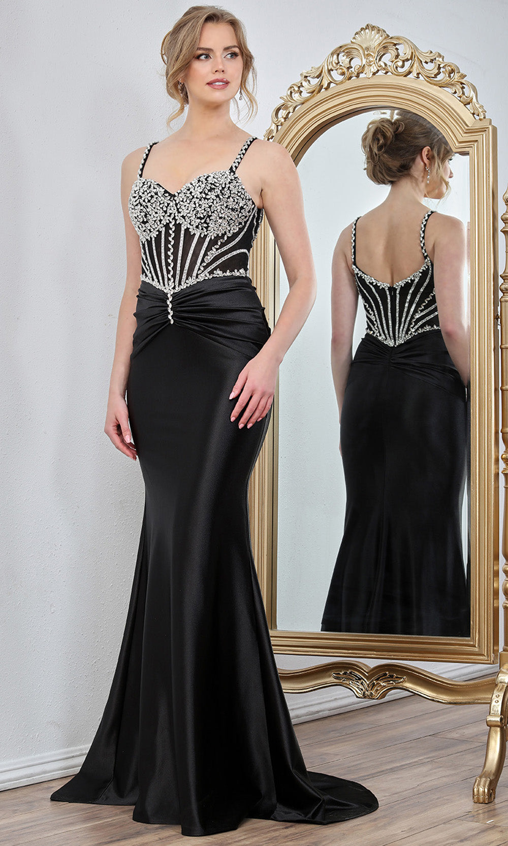 Adora Design 3294 - Scoop Back Sweetheart Embellished Gown