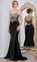 Adora Design 3294 - Scoop Back Sweetheart Embellished Gown