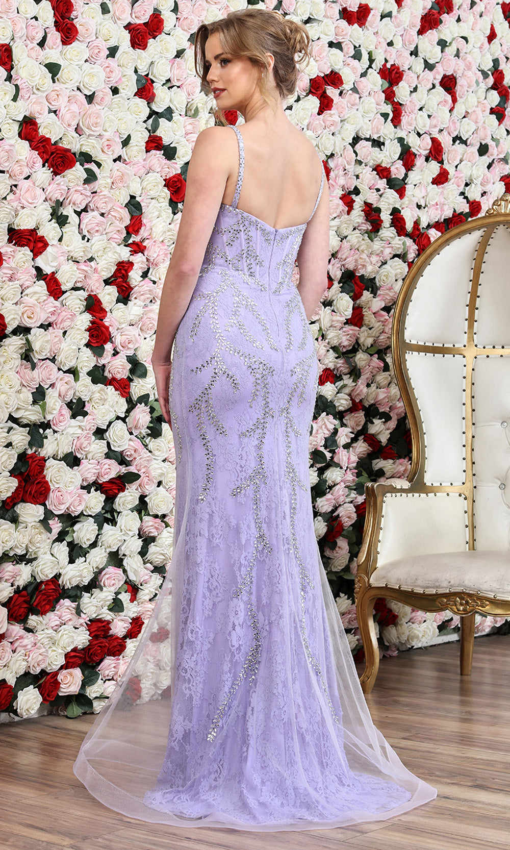 Adora Design 3304 - Crystal Lace Sweetheart Prom Gown