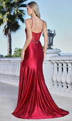 Adora Design 3351 - Sleeveless Crystal Beaded Prom Gown