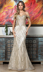 Adora Design 3359 - Mermaid Skirt Beaded Applique Prom Gown