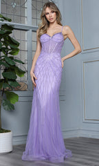 Adora Design 3361 - Sweetheart Open Back Embellished Gown
