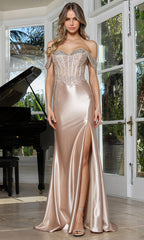 Adora Design 3374 - Sweetheart Embroidered Sleek Gown
