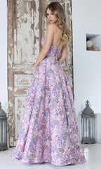 Adora Design 3385 - Textured Sweetheart Evening Gown