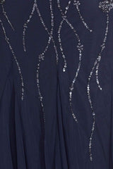 Adrianna Papell - 91897540SC Straight Across Bedazzled Dress