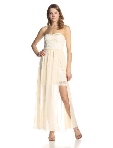 Adrianna Papell - 231M48940SC Strapless Embellished Long Dress