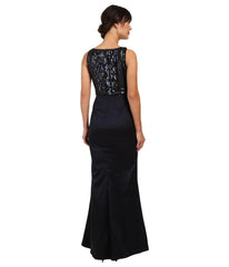 Adrianna Papell - AP1E200234SC Sleeveless Embellished Fitted Long Gown