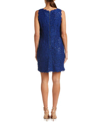 Adrianna Papell - Lace Scalloped Sheath Dress 41929990SC