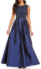Aidan Mattox - 54471390SC Sleeveless Beaded Bodice Long Dress