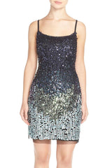 Adrianna Papell - Ombre Sequined Sheath Dress 41917150SC