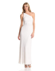 Adrianna Papell - One Shoulder Sequined Sheath Dress 91880950SC