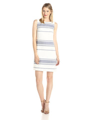 Adrianna Papell - Sleeveless Stripe Short Dress 16PD11220SC