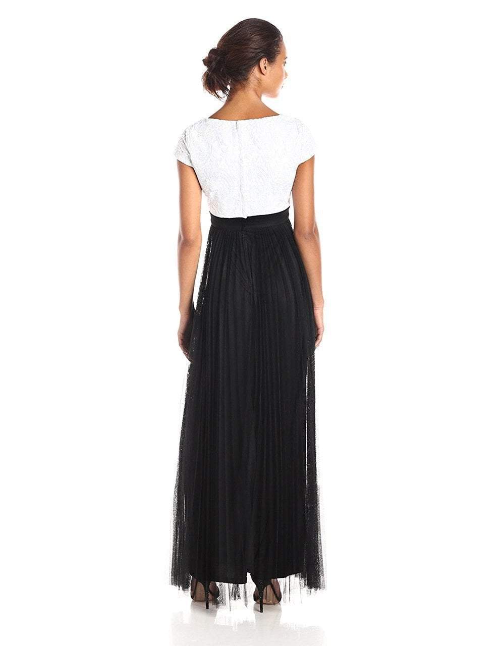 Adrianna Papell - Embroidered Floral A-line Tulle Dress 81907380SC