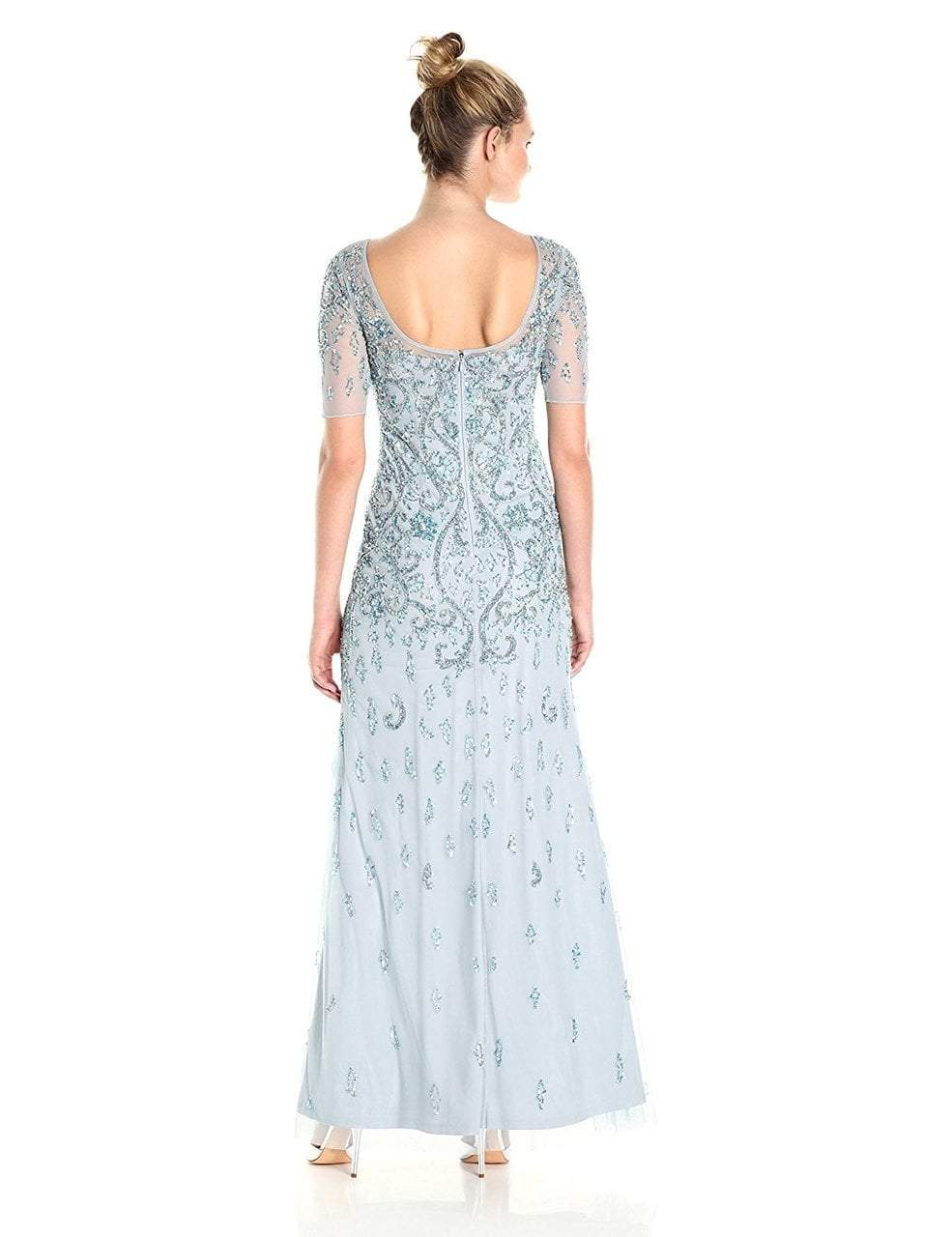 Adrianna Papell - Sheer Embellished Long Gown AP1E201314SC