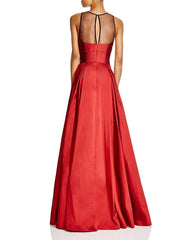 Aidan Mattox - 54467610SC Jewel Pleated A-Line Gown
