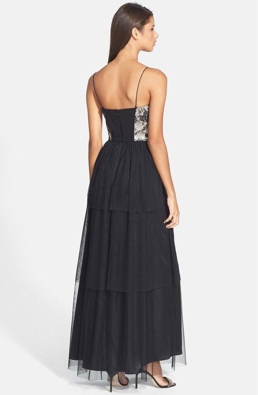 Adrianna Papell - 231M52830SC Floral Tiered A-line Dress