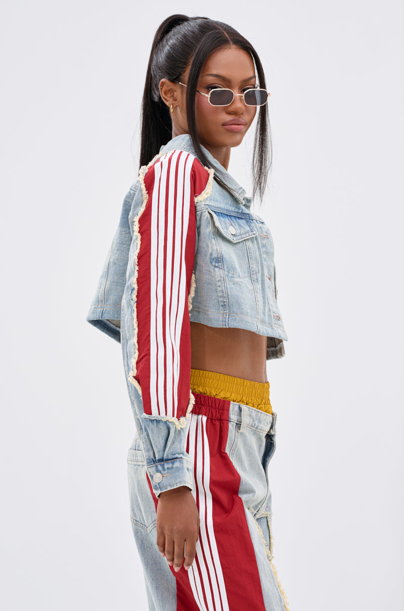 ALL AROUND THE WORLD AGAIN DENIM JACKET