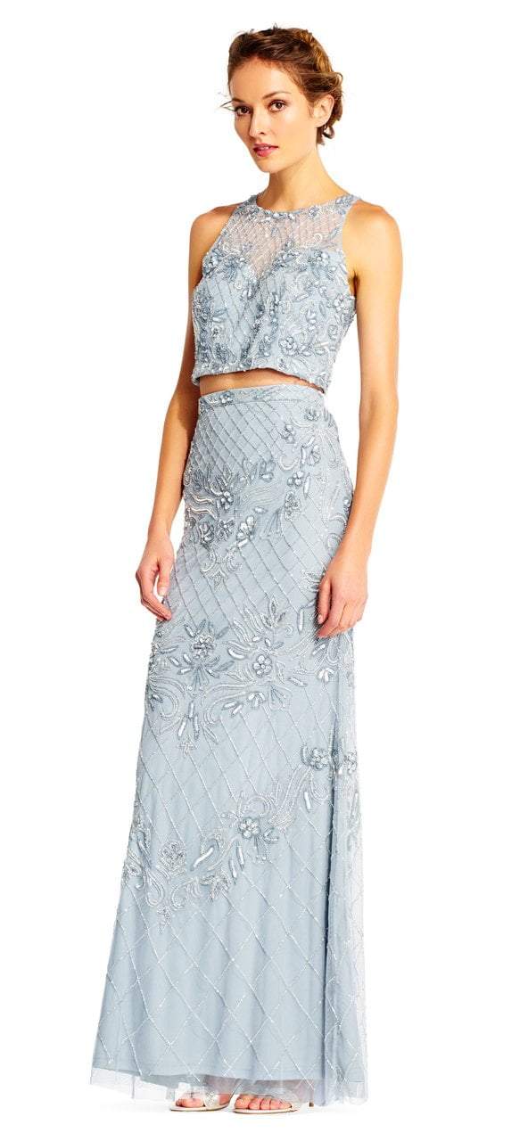 Adrianna Papell - Embroidered Two Piece Evening Gown AP1E201534SC