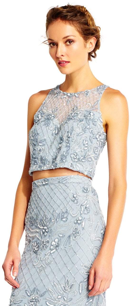 Adrianna Papell - Embroidered Two Piece Evening Gown AP1E201534SC