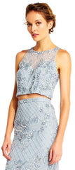 Adrianna Papell - Embroidered Two Piece Evening Gown AP1E201534SC