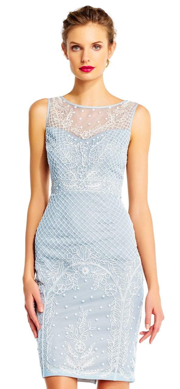 Adrianna Papell - Embellished Sheath Dress AP1E201869SC