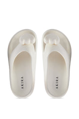 AKIRA COMPASSION WHITE SANDAL