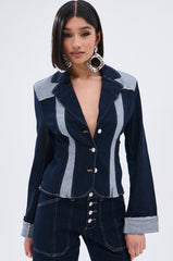 AMARA DENIM BLAZER