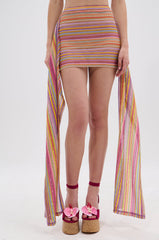 MORNING SHINE CROCHET MINI SKIRT