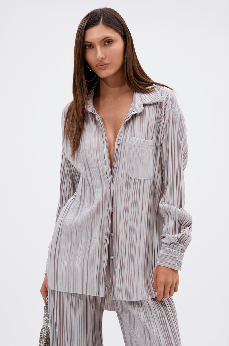 ALIA SLINKY BUTTON DOWN