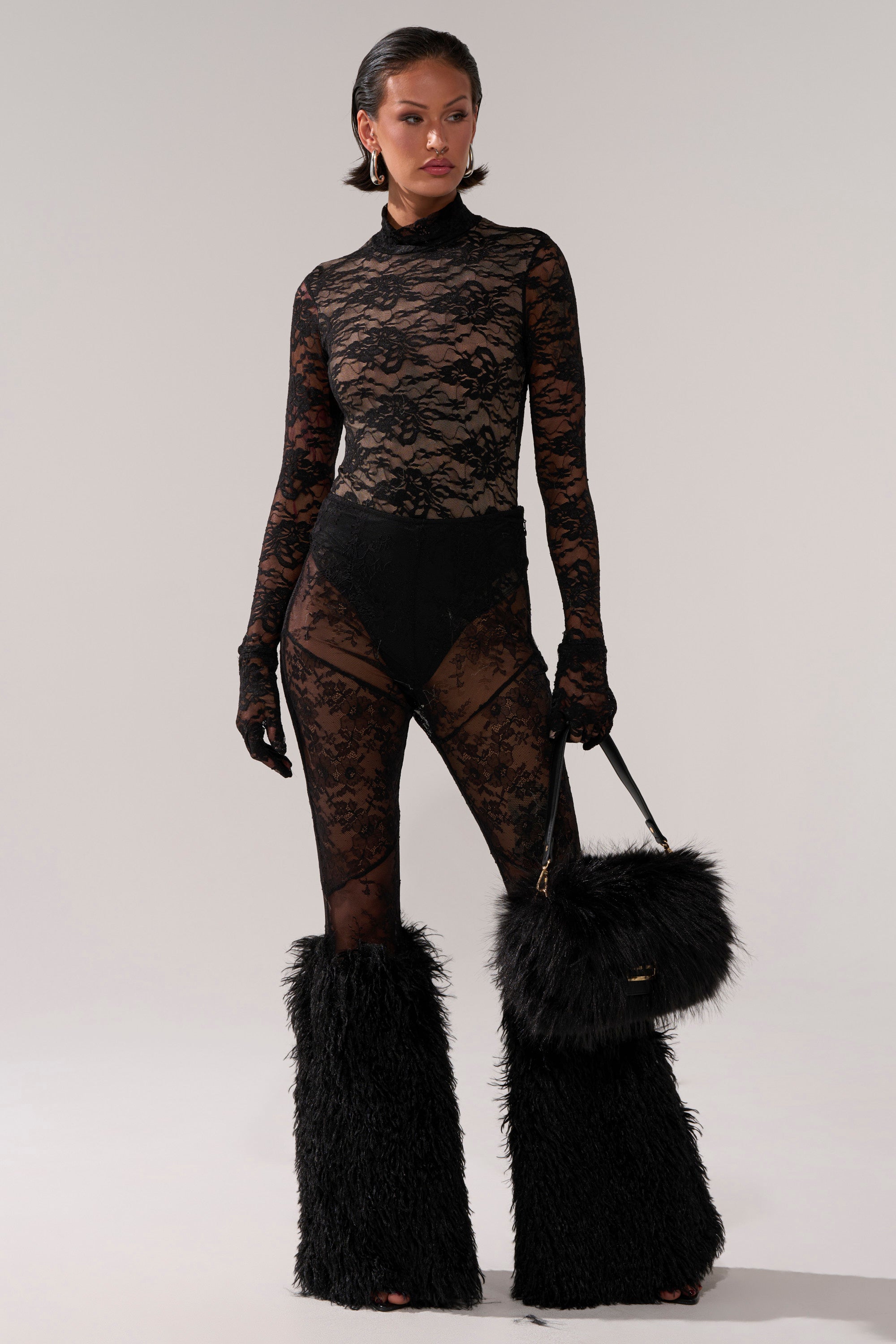 ALL THE ATTENTION LACE GLOVE BODYSUIT