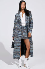 ALZURA TWEED TRENCH
