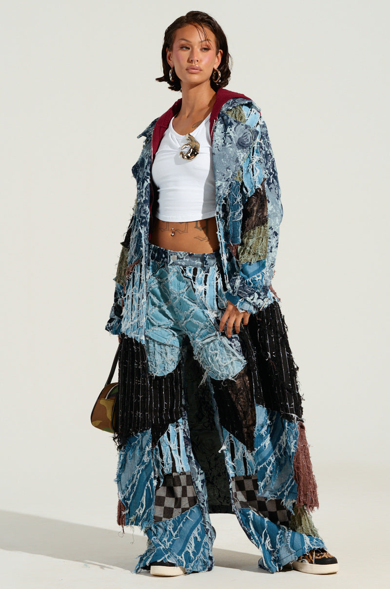 RONNY PATCHWORK TRENCH