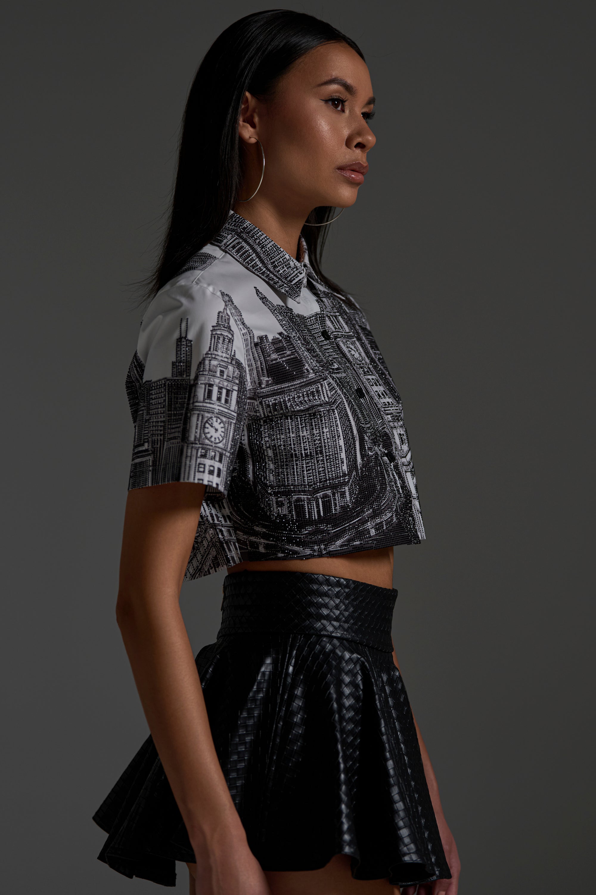 ALL OVER THE CITY BUTTON DOWN